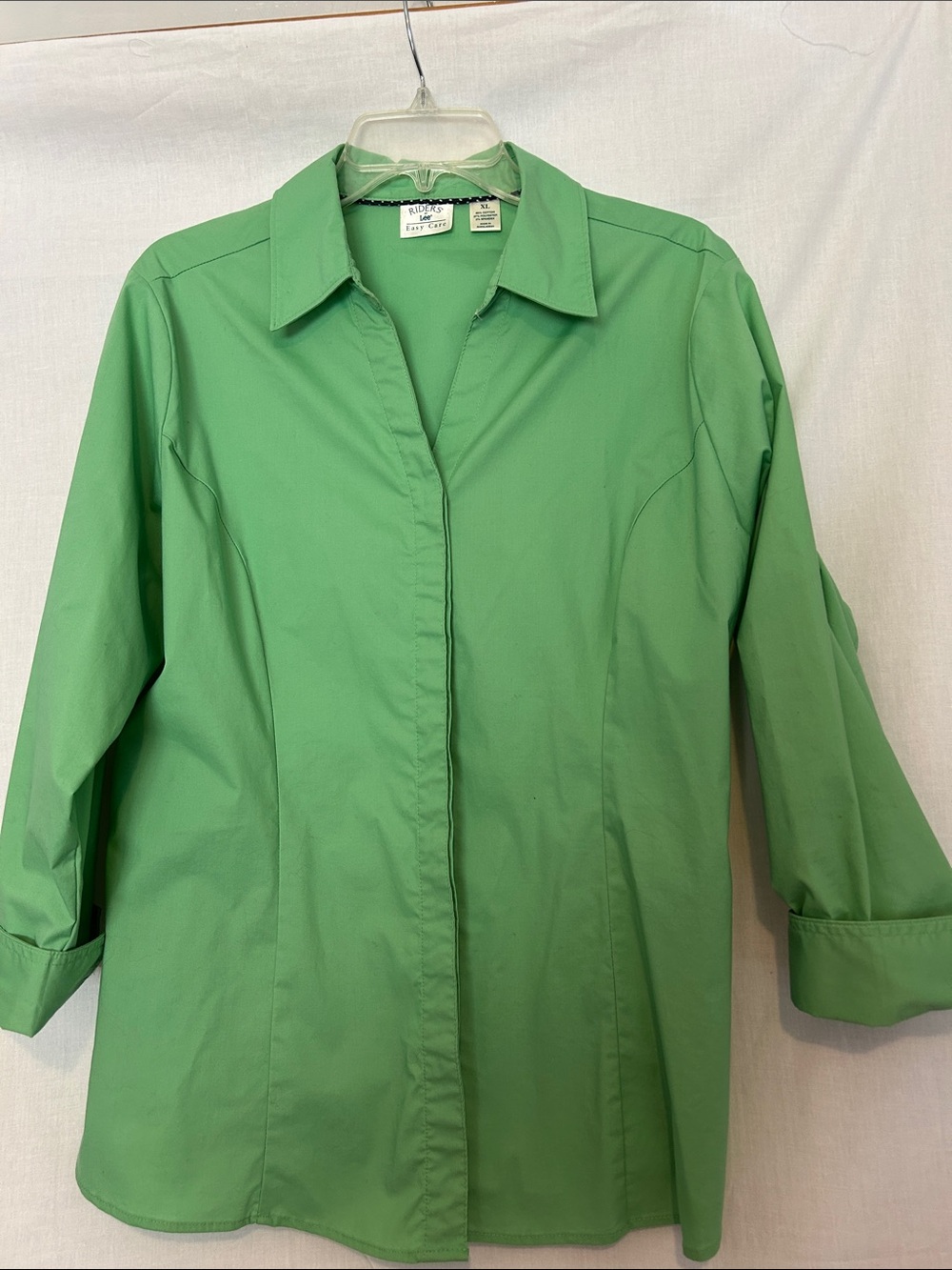 Lee Riders Green Button-Up Collar Shirt